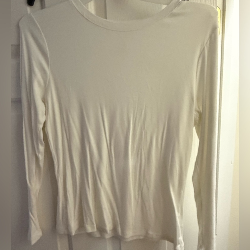 a new day Cream Long Sleeve Top